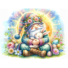 Load image into Gallery viewer, AB Diamond Painting - Full Round - Easter Gnome and Bunny (40*30CM)
