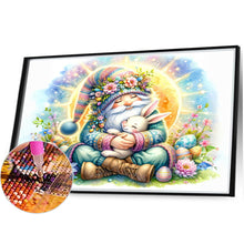 Load image into Gallery viewer, AB Diamond Painting - Full Round - Easter Gnome and Bunny (40*30CM)
