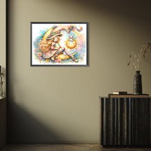 Load image into Gallery viewer, AB Diamond Painting - Full Round - Easter girl with colored eggs (40*30CM)
