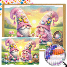 Load image into Gallery viewer, AB Diamond Painting - Full Round - Easter gnomes picnic (40*30CM)
