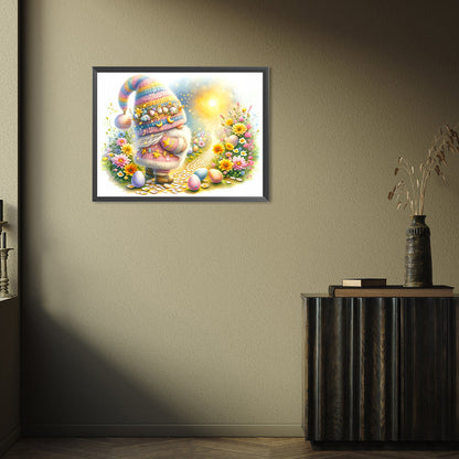 AB Diamond Painting - Full Round - easter gnome (40*30CM)