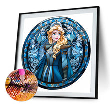 Load image into Gallery viewer, AB Diamond Painting - Full Round - Glass Art Disney Princess - Rapunzel (40*40CM)
