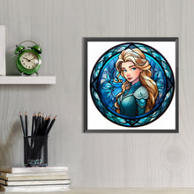Load image into Gallery viewer, AB Diamond Painting - Full Round - Glass Art Disney Princess-Princess Anna (40*40CM)

