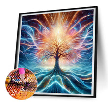 Load image into Gallery viewer, Diamond Painting - Full Round - Beautiful sacred tree (30*30CM)

