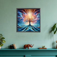 Load image into Gallery viewer, Diamond Painting - Full Round - Beautiful sacred tree (30*30CM)
