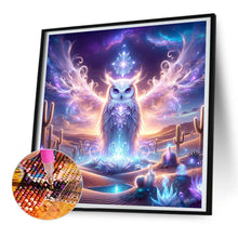 Load image into Gallery viewer, Diamond Painting - Full Round - Owl in the desert (30*30CM)
