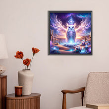 Load image into Gallery viewer, Diamond Painting - Full Round - Owl in the desert (30*30CM)
