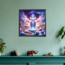 Load image into Gallery viewer, Diamond Painting - Full Round - Owl in the desert (30*30CM)
