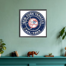 Load image into Gallery viewer, Diamond Painting - Full Round - new york yankees logo (30*30CM)
