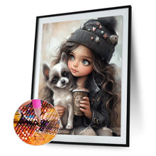 Load image into Gallery viewer, Diamond Painting - Full Round - girl (30*40CM)
