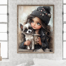 Load image into Gallery viewer, Diamond Painting - Full Round - girl (30*40CM)
