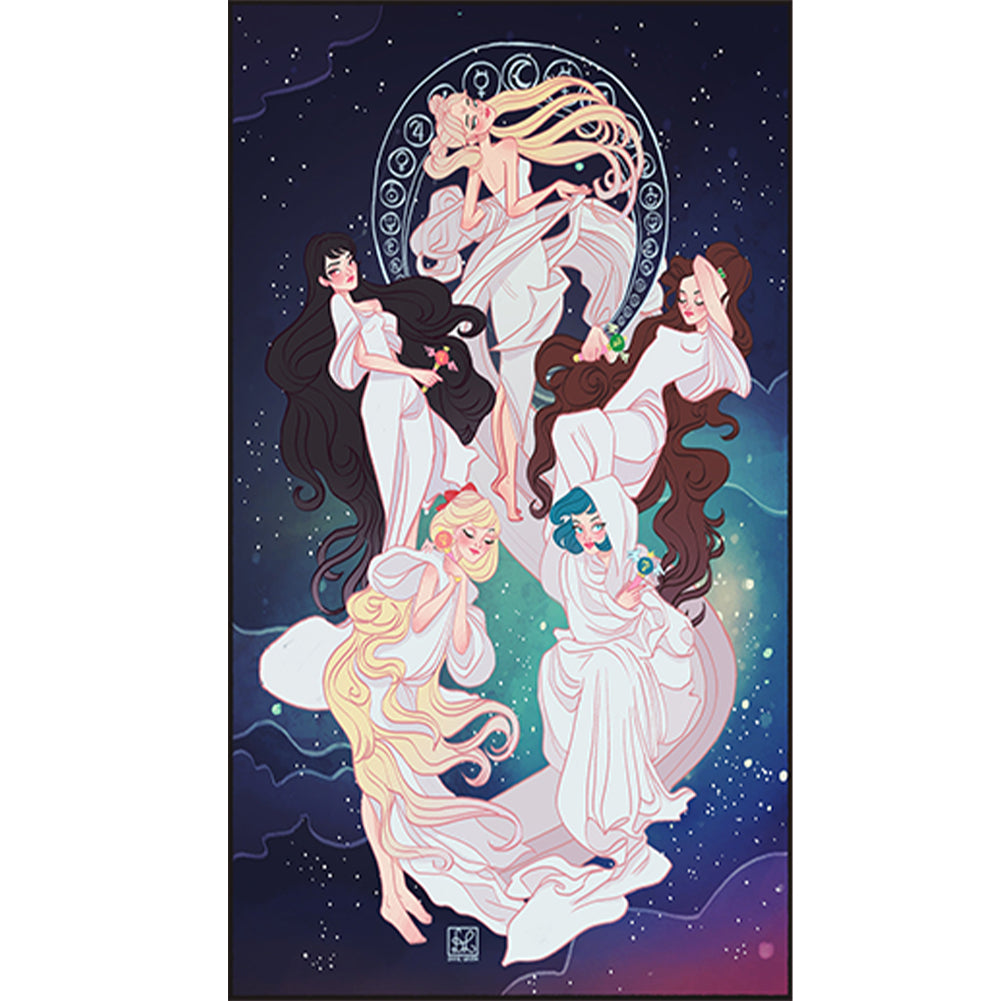 Diamond Painting - Full Round - Sailor Moon Art (30*50CM)