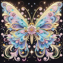 Load image into Gallery viewer, Diamond Painting - Partial Special Shaped - colorful butterfly (30*30CM)
