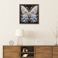Load image into Gallery viewer, Diamond Painting - Partial Special Shaped - colorful butterfly (30*30CM)
