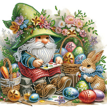 Load image into Gallery viewer, Diamond Painting - Partial Special Shaped - Easter Egg Gnome (30*30CM)
