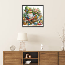 Load image into Gallery viewer, Diamond Painting - Partial Special Shaped - Easter Egg Gnome (30*30CM)
