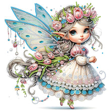Load image into Gallery viewer, Diamond Painting - Partial Special Shaped - tulip elf girl (30*30CM)
