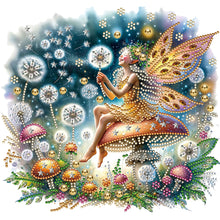 Load image into Gallery viewer, Diamond Painting - Partial Special Shaped - Dandelion elf girl (30*30CM)
