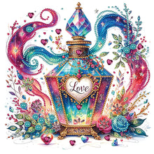 Load image into Gallery viewer, Diamond Painting - Partial Special Shaped - Colorful floral perfume (30*30CM)
