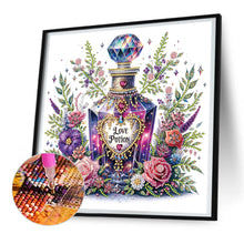 Load image into Gallery viewer, Diamond Painting - Partial Special Shaped - purple floral perfume (30*30CM)
