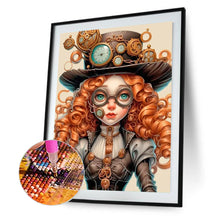 Load image into Gallery viewer, Diamond Painting - Full Round - steampunk girl (40*55CM)
