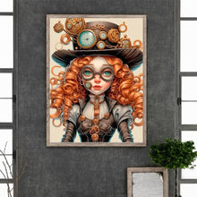 Load image into Gallery viewer, Diamond Painting - Full Round - steampunk girl (40*55CM)
