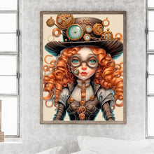 Load image into Gallery viewer, Diamond Painting - Full Round - steampunk girl (40*55CM)
