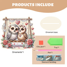 Load image into Gallery viewer, Acrylic Owl 5D DIY Diamond Painting Art Tabletop Home Decoration (Owl on Swing)
