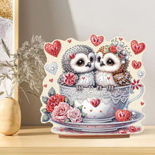 Load image into Gallery viewer, Acrylic Owl 5D DIY Diamond Painting Art Tabletop Home Decoration (Owl in Cup)
