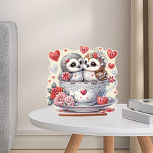 Load image into Gallery viewer, Acrylic Owl 5D DIY Diamond Painting Art Tabletop Home Decoration (Owl in Cup)
