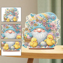 Load image into Gallery viewer, Acrylic Gnome Diamond Painting Art Tabletop Home Decoration (Easter Gnome 2)

