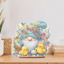Load image into Gallery viewer, Acrylic Gnome Diamond Painting Art Tabletop Home Decoration (Easter Gnome 2)
