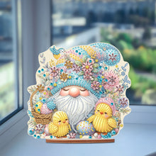 Load image into Gallery viewer, Acrylic Gnome Diamond Painting Art Tabletop Home Decoration (Easter Gnome 2)
