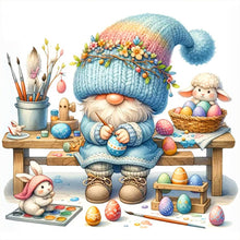 Load image into Gallery viewer, AB Diamond Painting - Full Round - Easter Egg Gnome (30*30CM)
