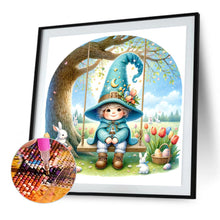 Load image into Gallery viewer, AB Diamond Painting - Full Round - swing gnome (30*30CM)
