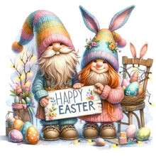 Load image into Gallery viewer, AB Diamond Painting - Full Round - easter gnome (30*30CM)
