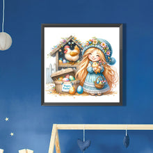 Load image into Gallery viewer, AB Diamond Painting - Full Round - Goblin little girl (30*30CM)

