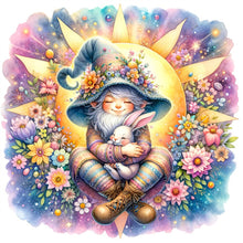 Load image into Gallery viewer, AB Diamond Painting - Full Round - flower gnome (30*30CM)
