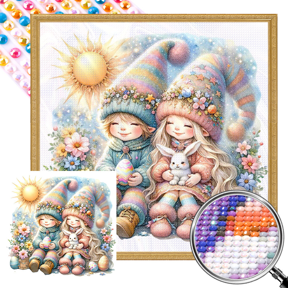 AB Diamond Painting - Full Round - Goblin basking in the sun (30*30CM)