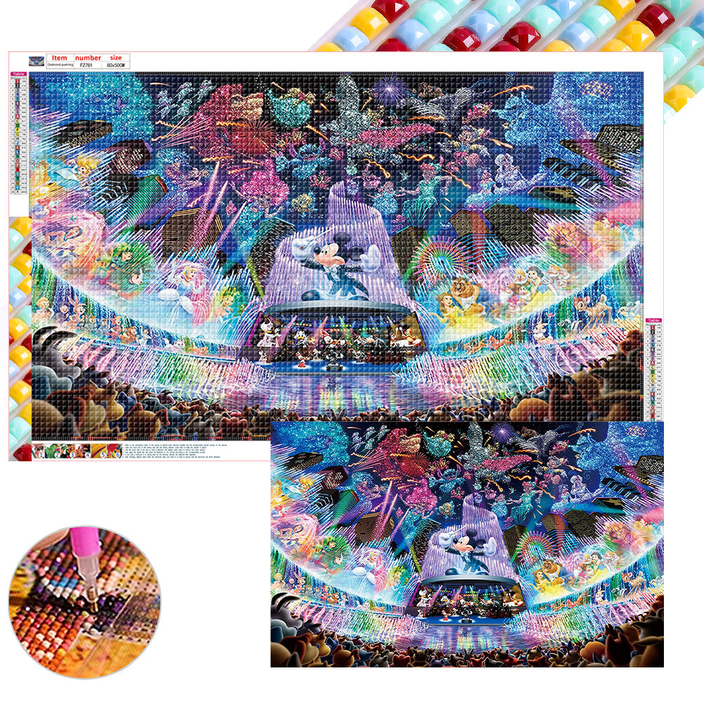Diamond Painting - Full Square - disney cartoon (80*50CM)