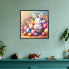 Load image into Gallery viewer, Diamond Painting - Full Round - Easter egg bunny (30*30CM)
