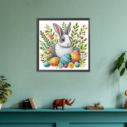Diamond Painting - Full Round - Embroidery Bush Rabbit (30*30CM)