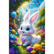 Load image into Gallery viewer, Diamond Painting - Full Round - White Rabbit (40*60CM)
