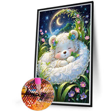 Load image into Gallery viewer, Diamond Painting - Full Round - little white bear (40*60CM)
