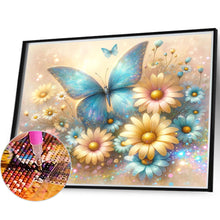 Load image into Gallery viewer, Diamond Painting - Full Round - Pearl Daisy Butterfly (35*30CM)
