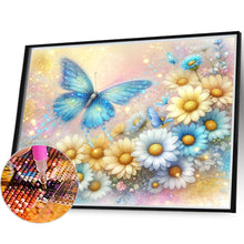 Load image into Gallery viewer, Diamond Painting - Full Round - Pearl Daisy Butterfly (35*30CM)
