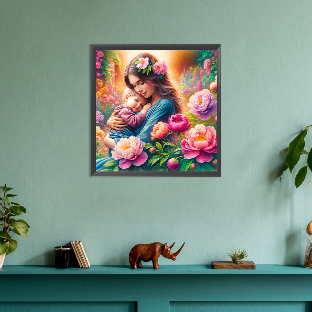 Diamond Painting - Full Round - Mother's Day - maternal love (30*30CM)