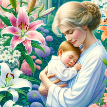 Load image into Gallery viewer, Diamond Painting - Full Round - Mother&#39;s Day - maternal love (30*30CM)
