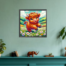Load image into Gallery viewer, Diamond Painting - Full Round - Cartoon highland yak (30*30CM)
