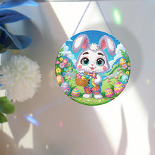 Load image into Gallery viewer, Easter Rabbit Diamond Painting Hanging Pendant Art for Wall Decor (White Rabbit)
